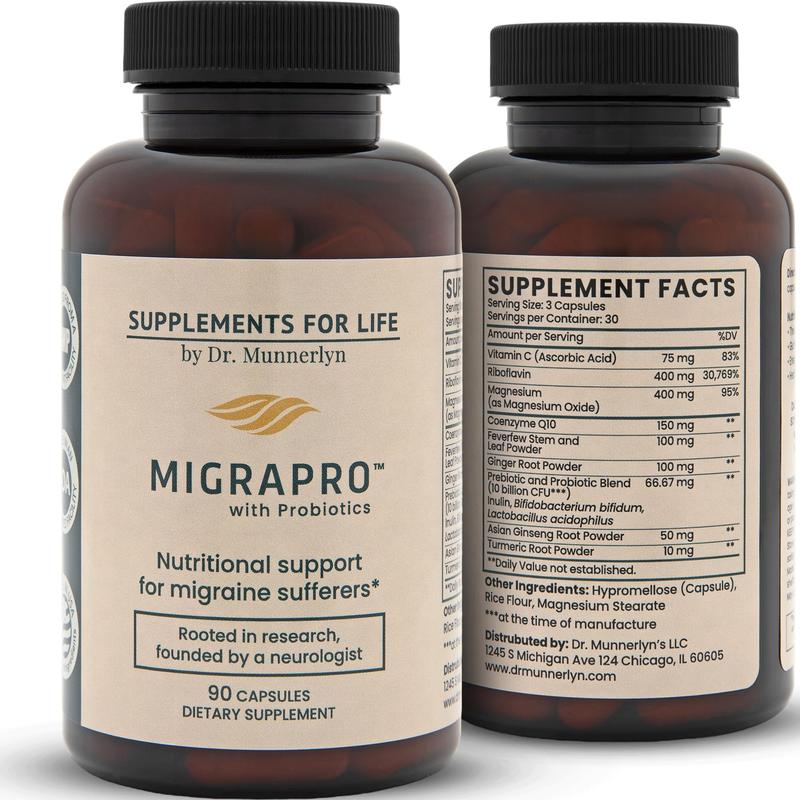 Migraine & Gut Support Formula – 90 Capsules
