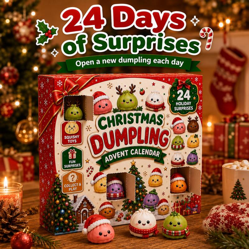 24-Day Dumpling Squishy Advent Calendar