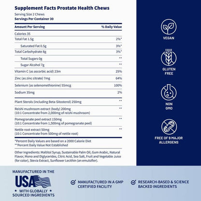 Prostate Flow Support Daily Chews - 30 Servings