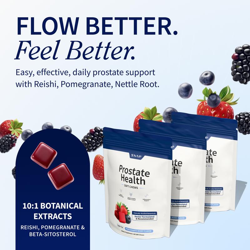 Prostate Flow Support Daily Chews - 30 Servings