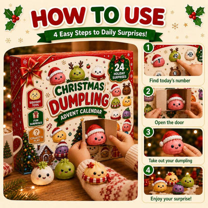 24-Day Dumpling Squishy Advent Calendar