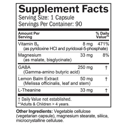 GABA Calming Support – 90 Capsules