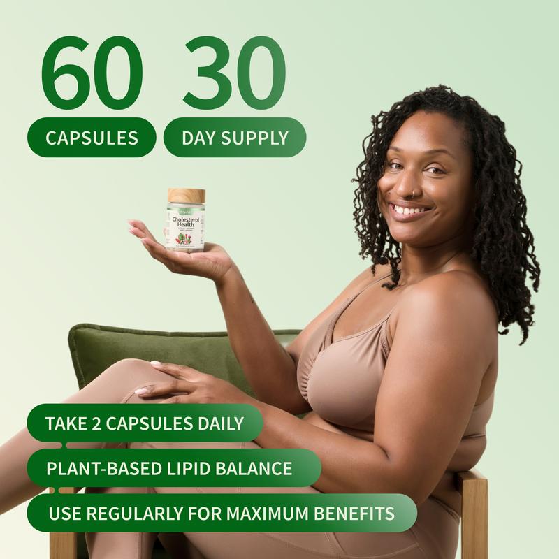 Cholesterol Health Support Supplement - 60 Capsules