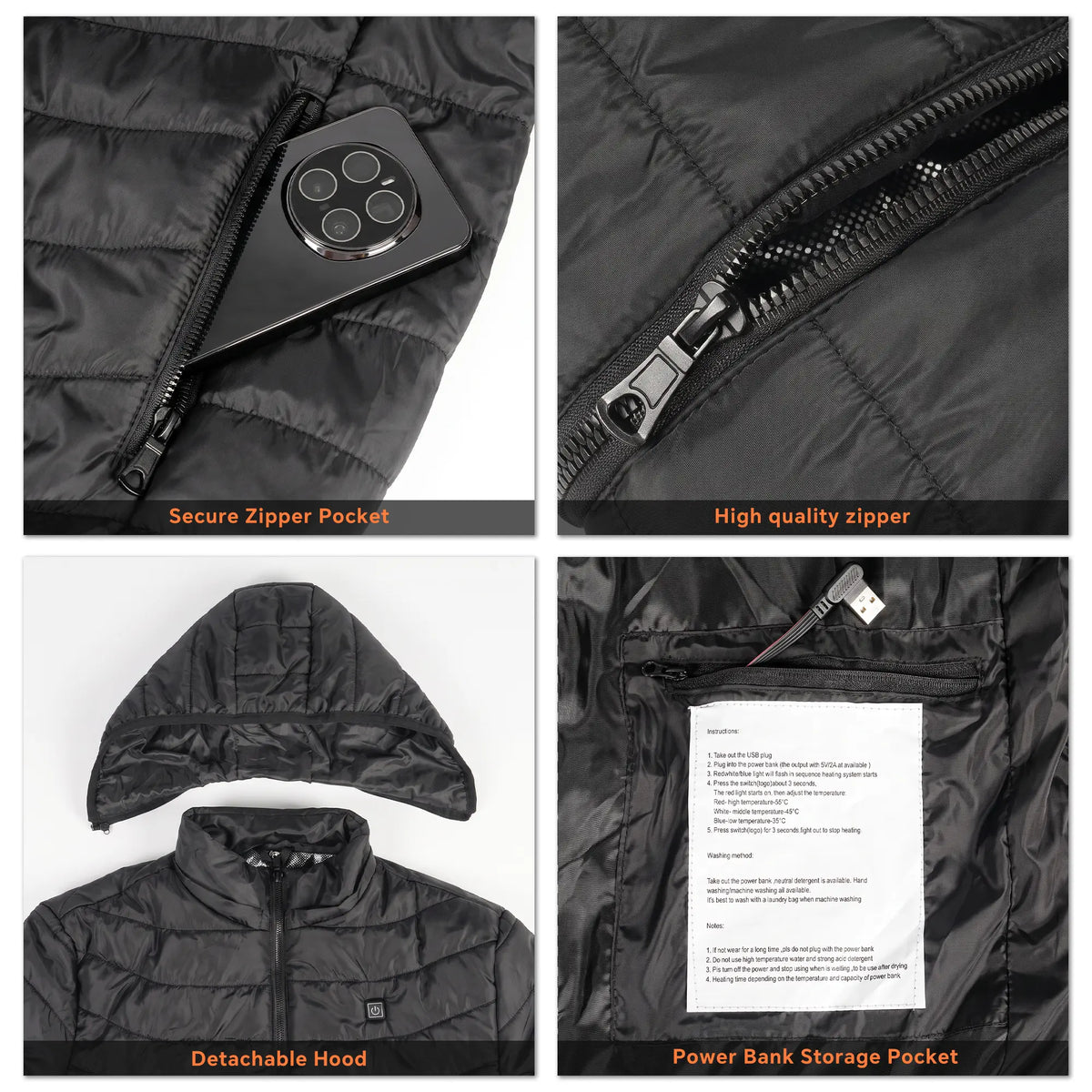Rechargeable Heated Jacket