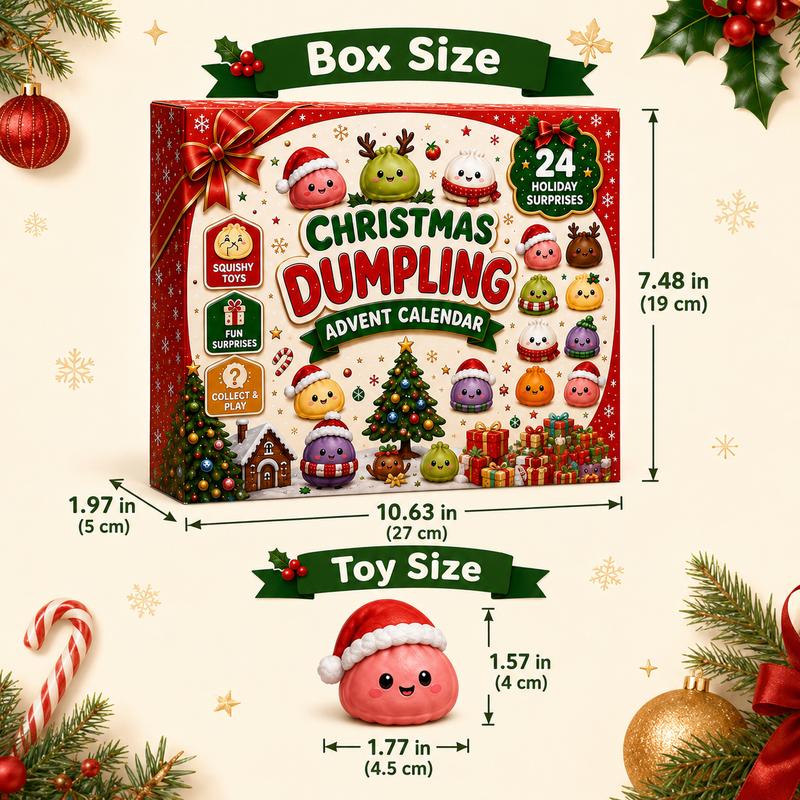24-Day Dumpling Squishy Advent Calendar