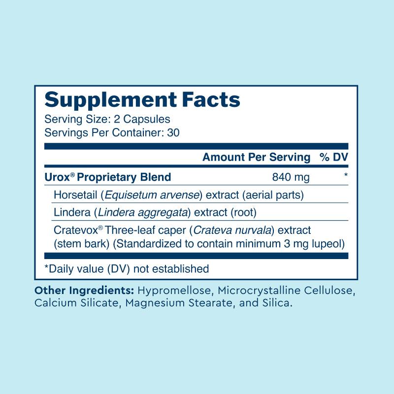 Bladder Control Support Capsules – 60 Capsules