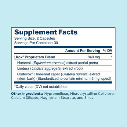 Bladder Control Support Capsules – 60 Capsules