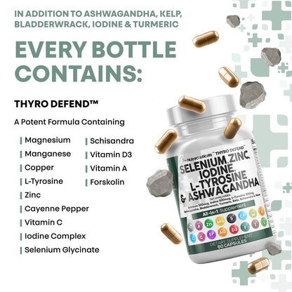 Thyroid Support Supplement Capsules – 60 Capsules