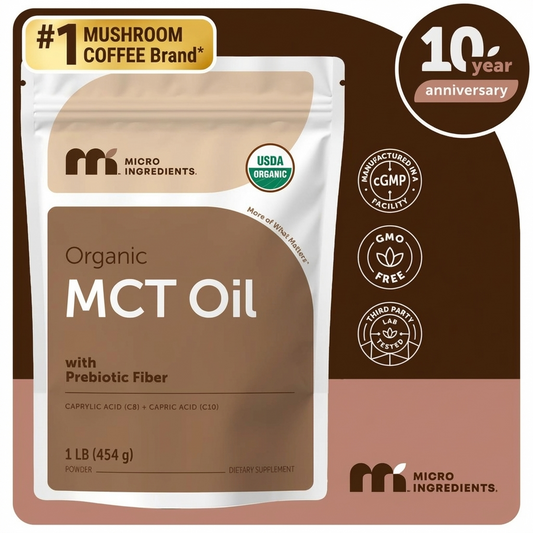 Organic MCT Oil + Acacia Fiber — 1 lb